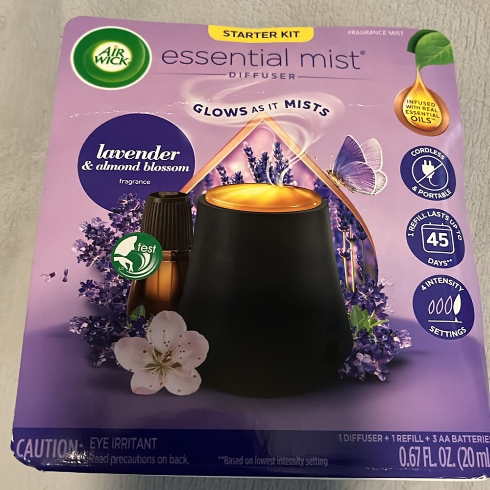 NWT Air Wick Essential Mist Starter Kit Lavender - Picture 6 of 6